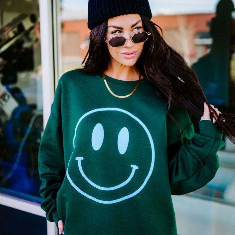 Dressed in LALA puff print pullover
